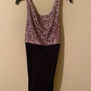 Grey Sparkled Formal Dress